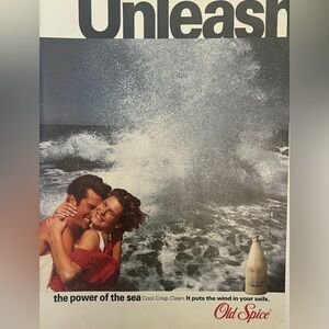 Old Spice | Vintage 1990s Magazine Advertisement